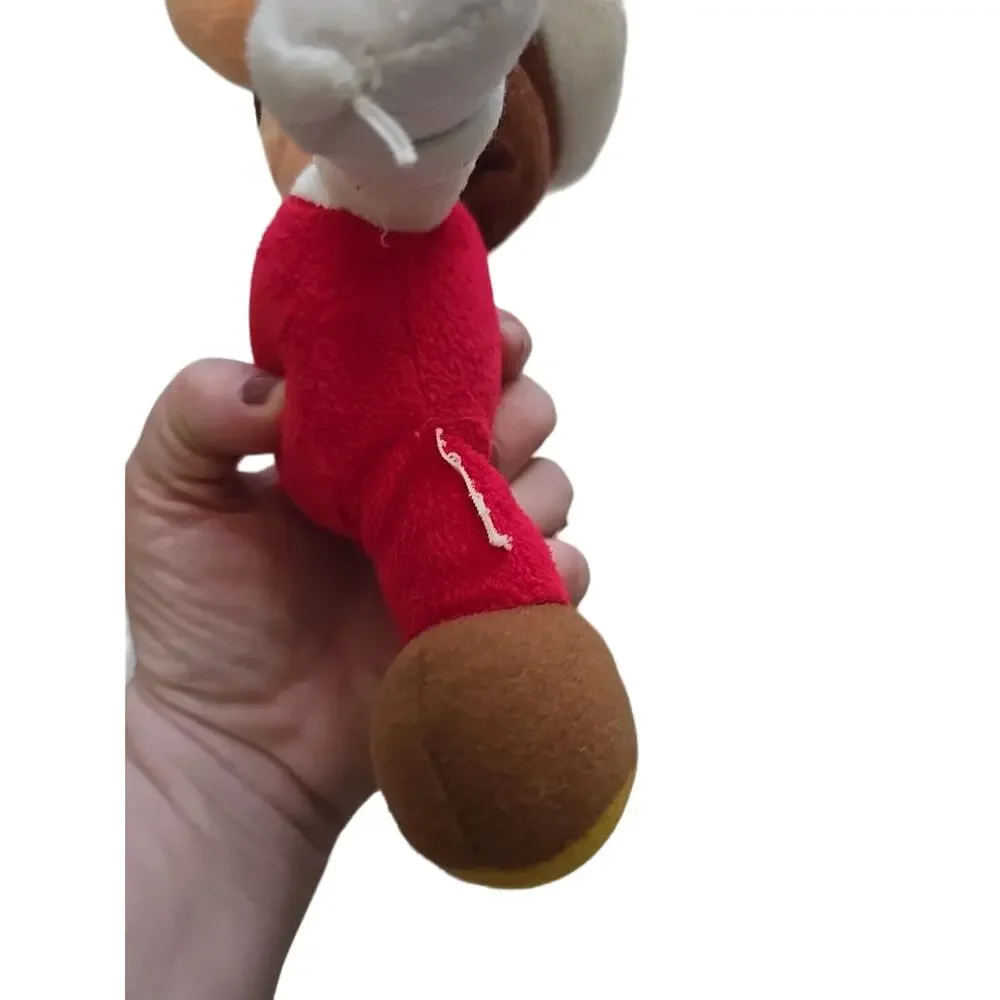 Lot of 2‎ Nintendo Super Fire Mario & Toad Mushroom Cuddly Plush Stuffed Toy 10